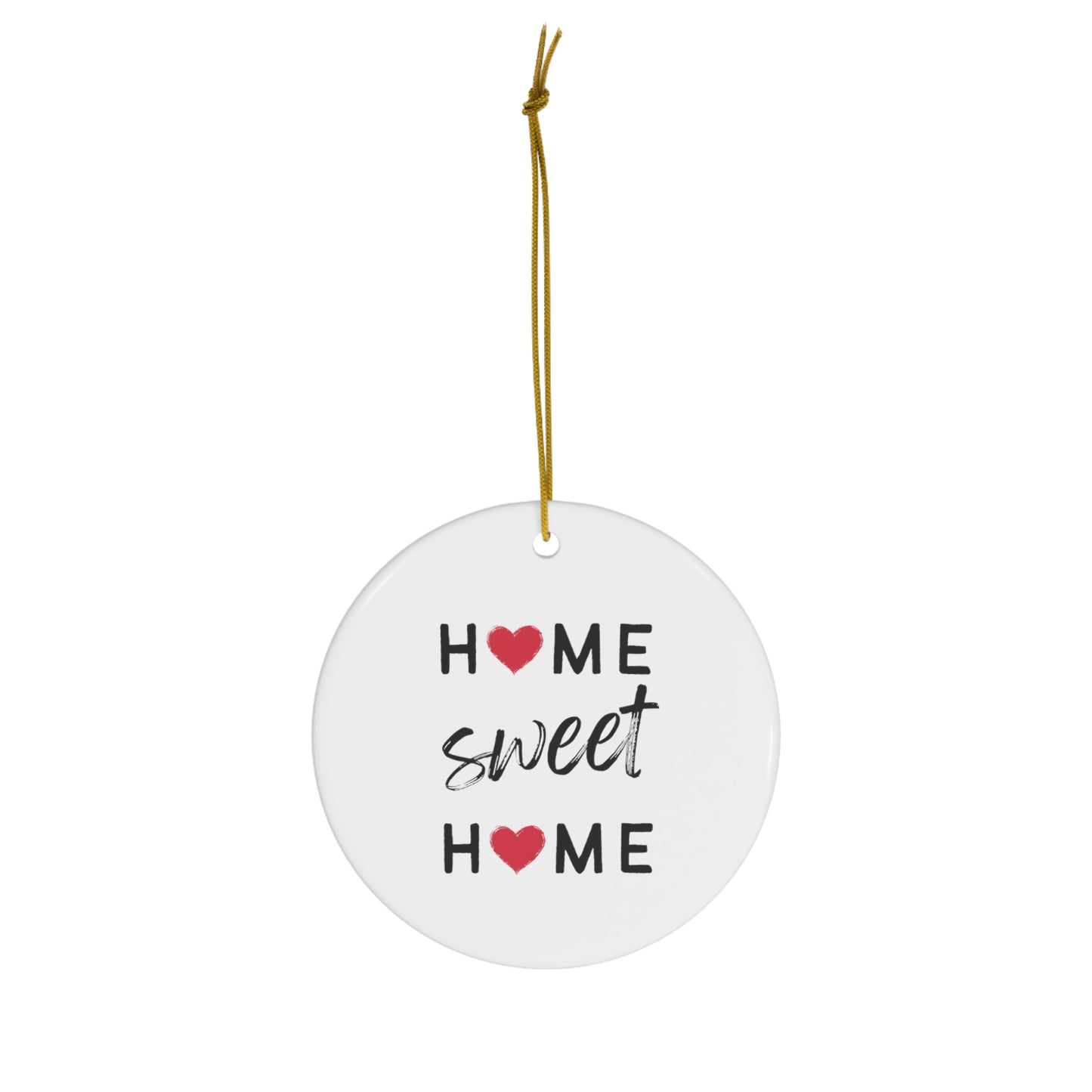 Ceramic Ornament, 4 Shapes