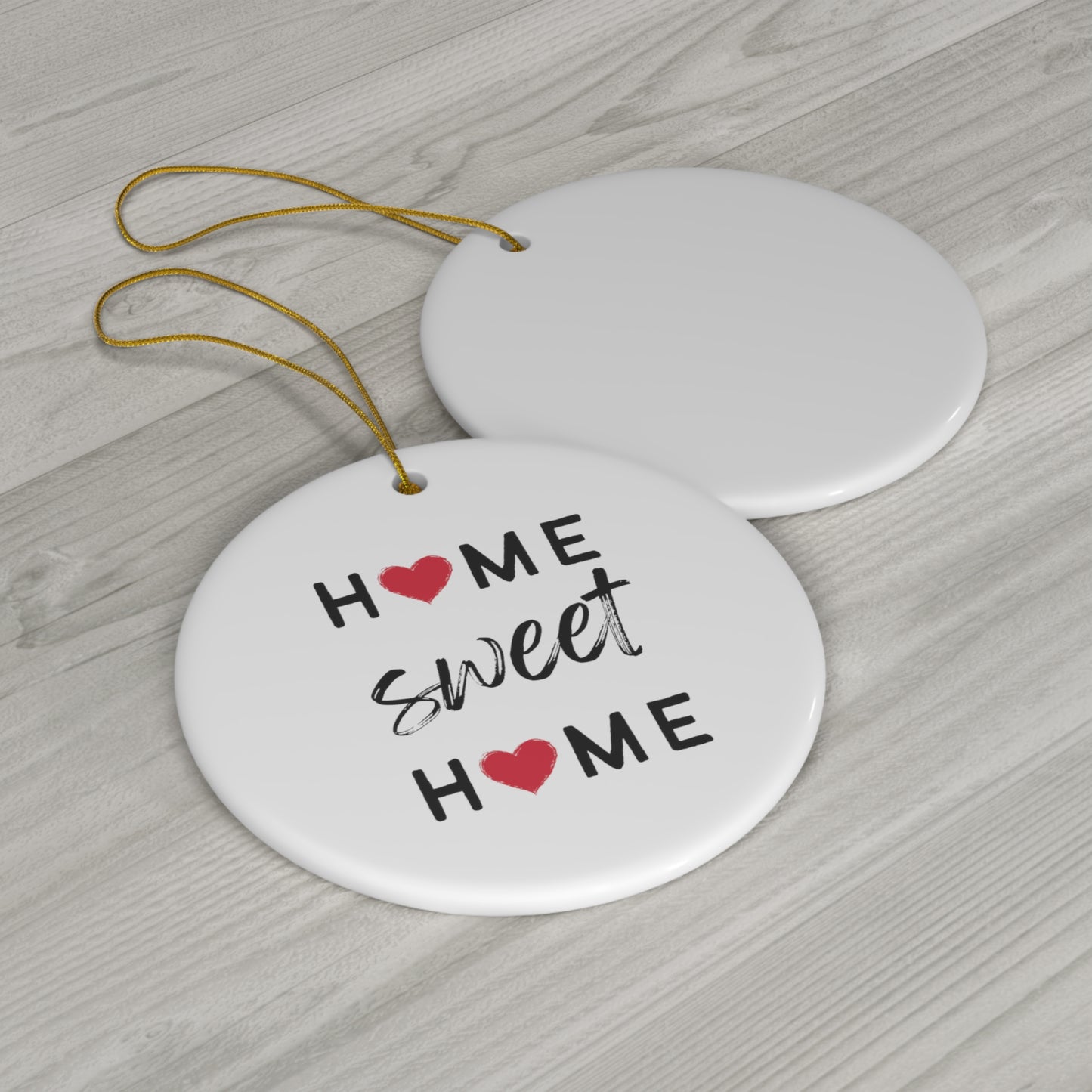 Ceramic Ornament, 4 Shapes